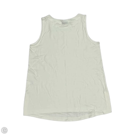 Tank Top By Talbots In White, Size: M