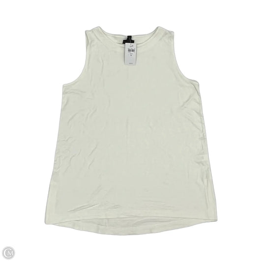 Blouse Sleeveless By J. Jill In Cream, Size: M