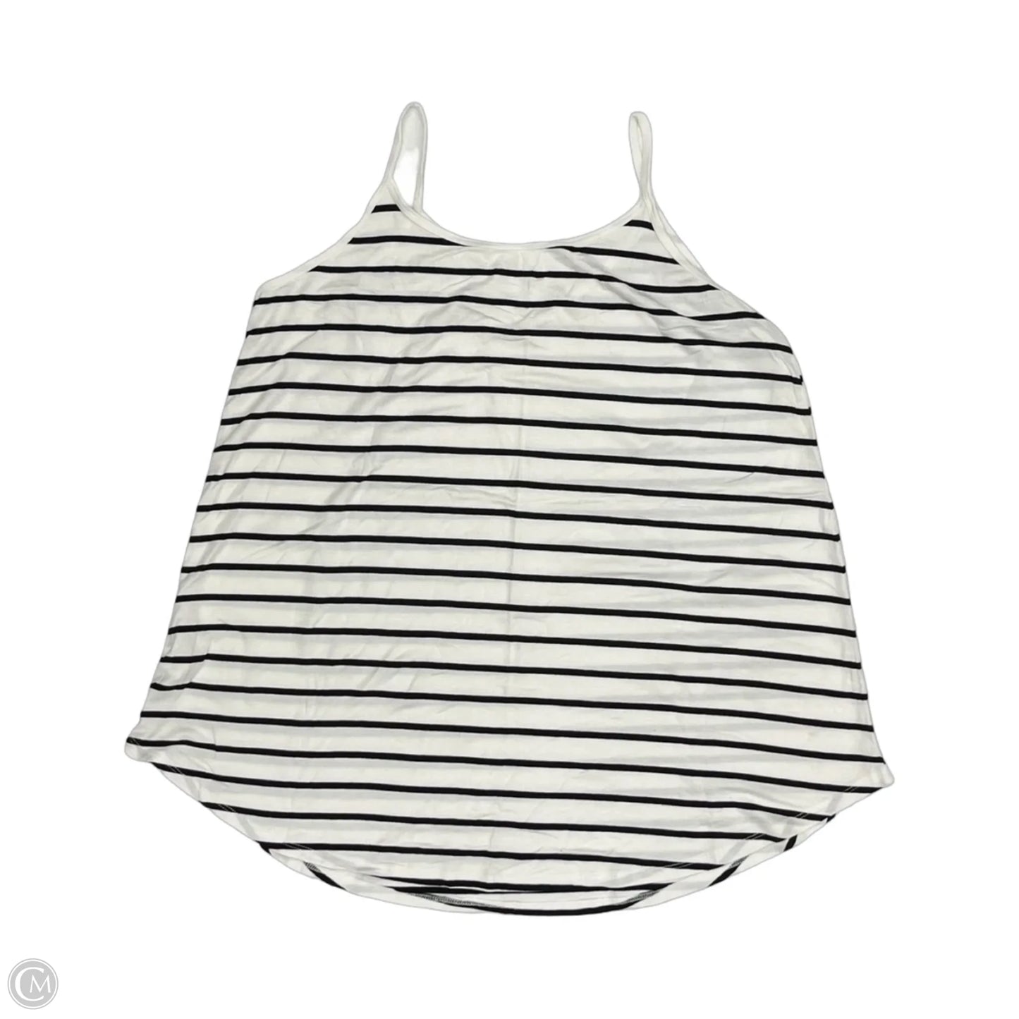 Tank Top By Zenana In Black & White, Size: 2x