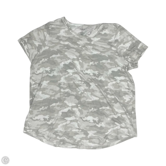 Athletic Top Short Sleeve By Torrid In Grey, Size: 3x