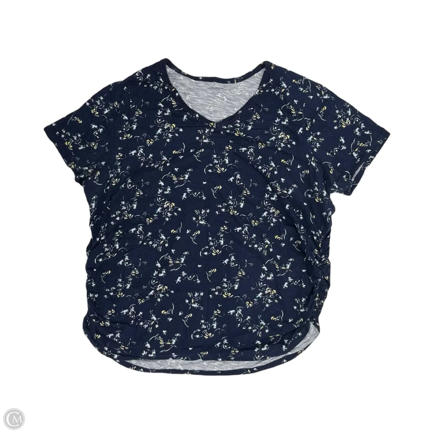 Top Short Sleeve By Lane Bryant In Blue, Size: 3x