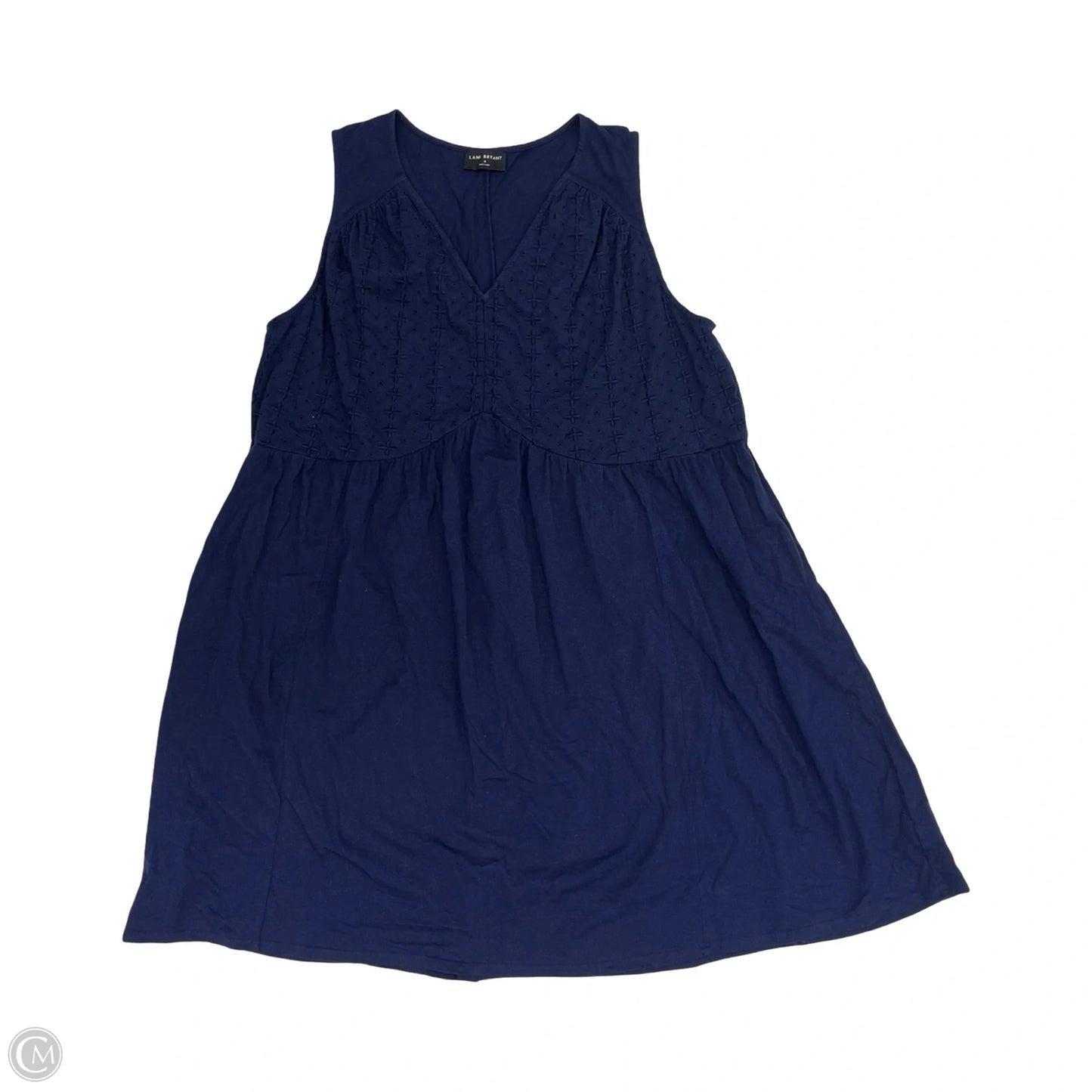 Dress Casual Midi By Lane Bryant In Navy, Size: 18