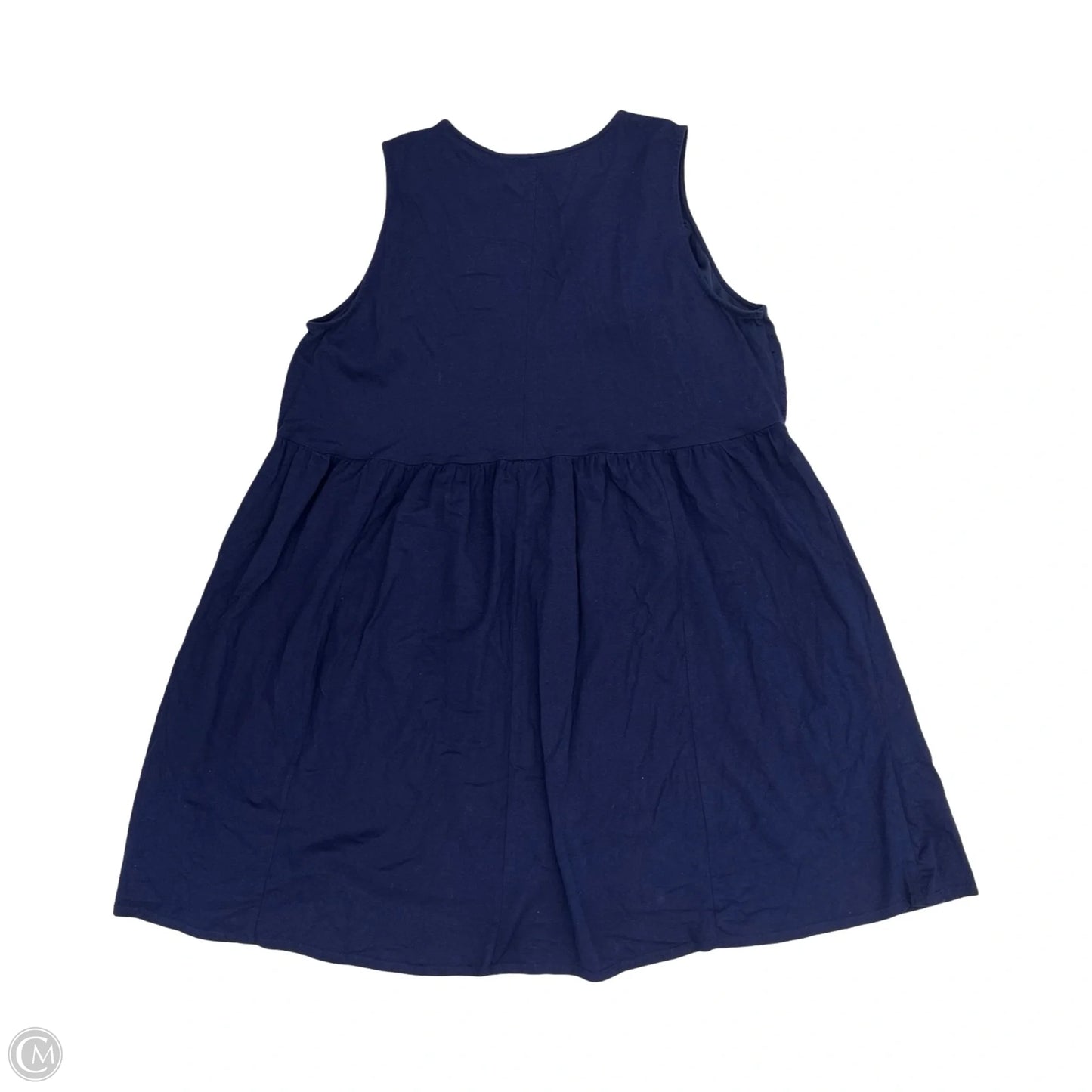 Dress Casual Midi By Lane Bryant In Navy, Size: 18