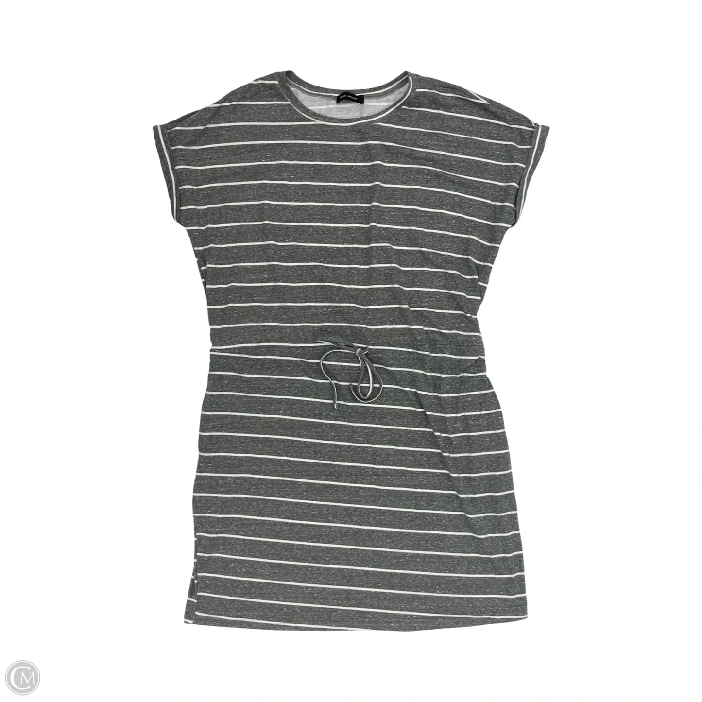 Dress Casual Midi By Rae Mode In Grey & White, Size: 3x
