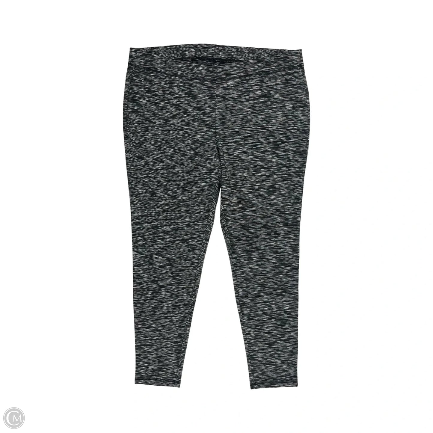 Athletic Leggings By Livi Active In Black & White, Size: 3x