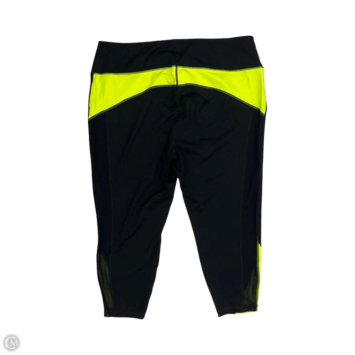 Athletic Leggings By Torrid In Black & Green, Size: 4x
