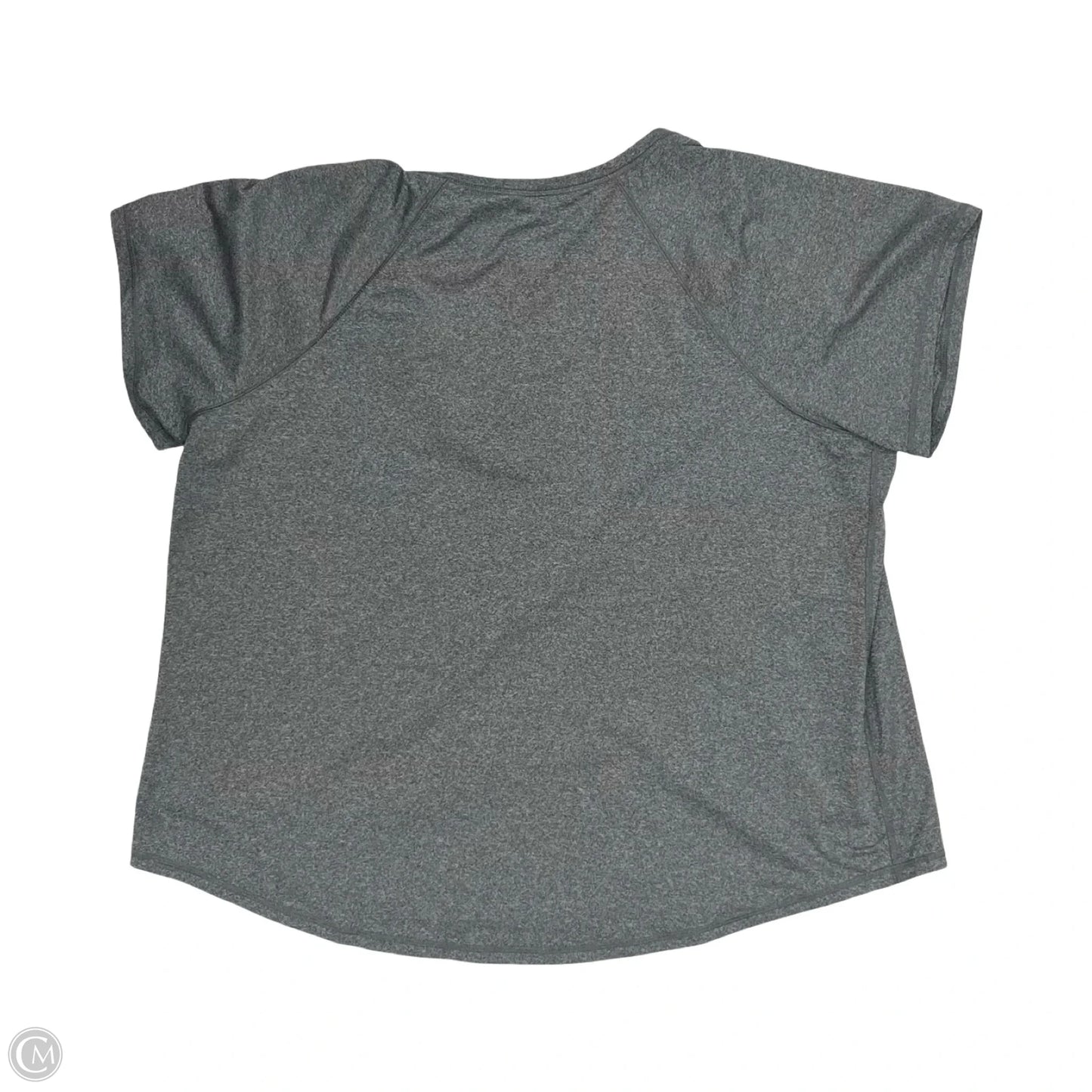 Athletic Top Short Sleeve By Tek Gear In Grey, Size: 2x