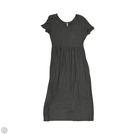 Dress Casual Maxi By Clothes Mentor In Grey, Size: M