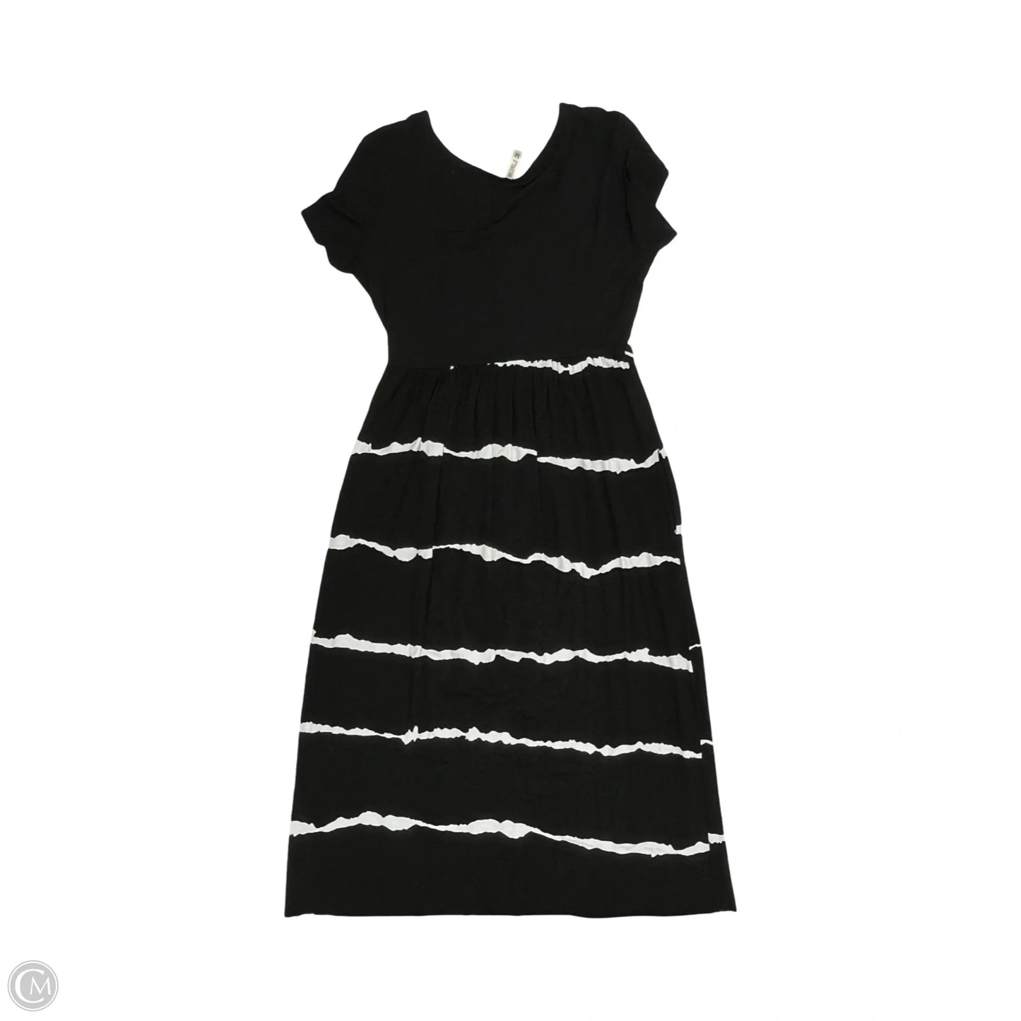 Dress Casual Maxi By Clothes Mentor In Black & White, Size: M