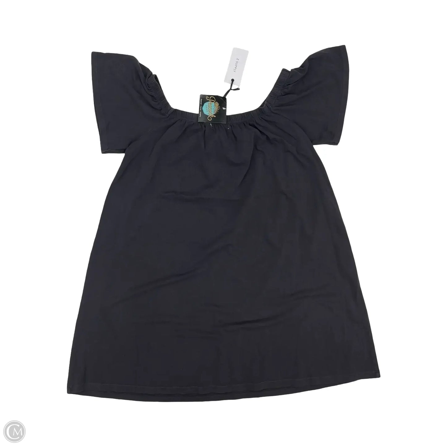 Tunic Short Sleeve By Z Supply In Grey, Size: S