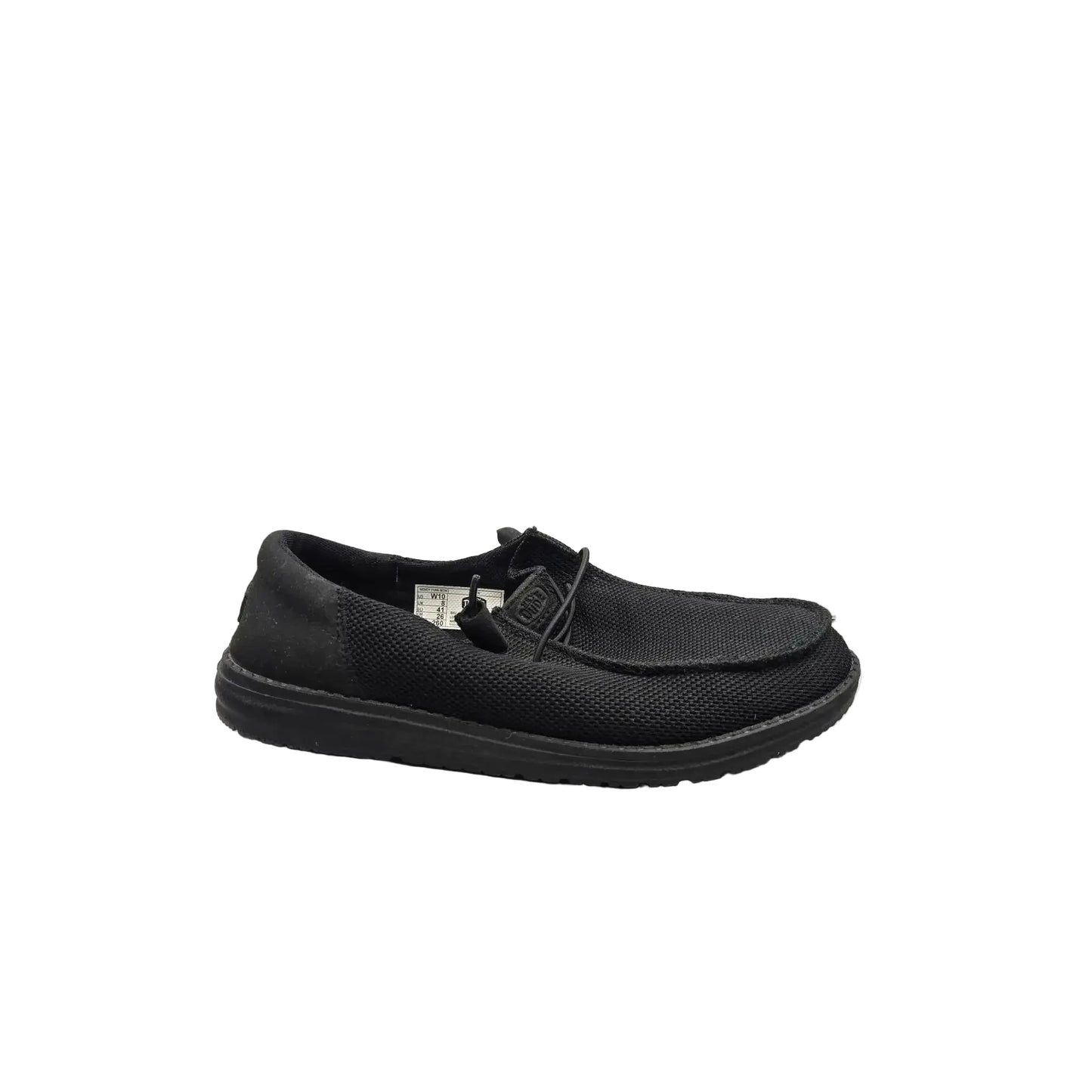 Shoes Flats By Hey Dude In Black, Size: 10