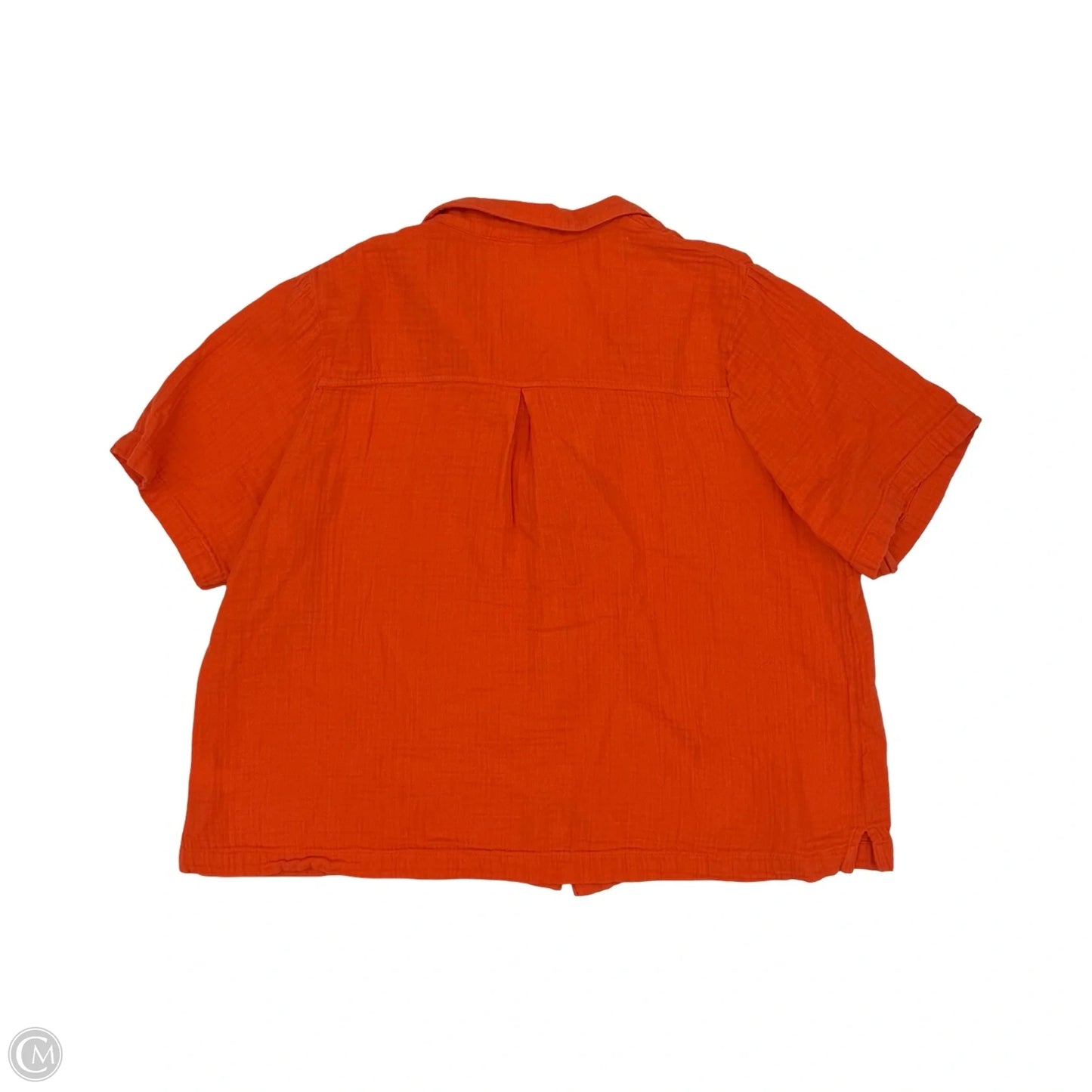 Top Short Sleeve By Old Navy In Orange, Size: L