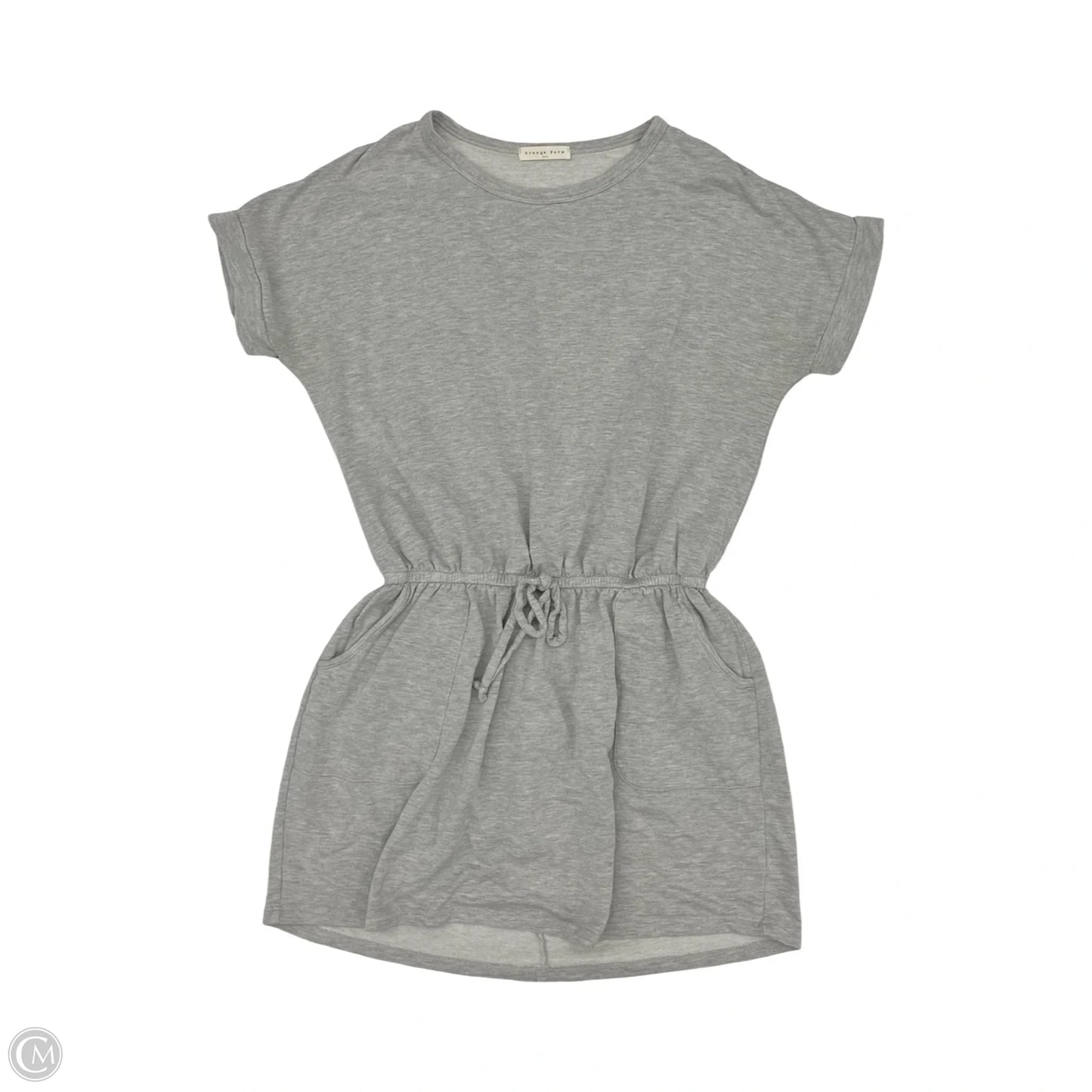 Dress Casual Midi By Clothes Mentor In Grey, Size: M