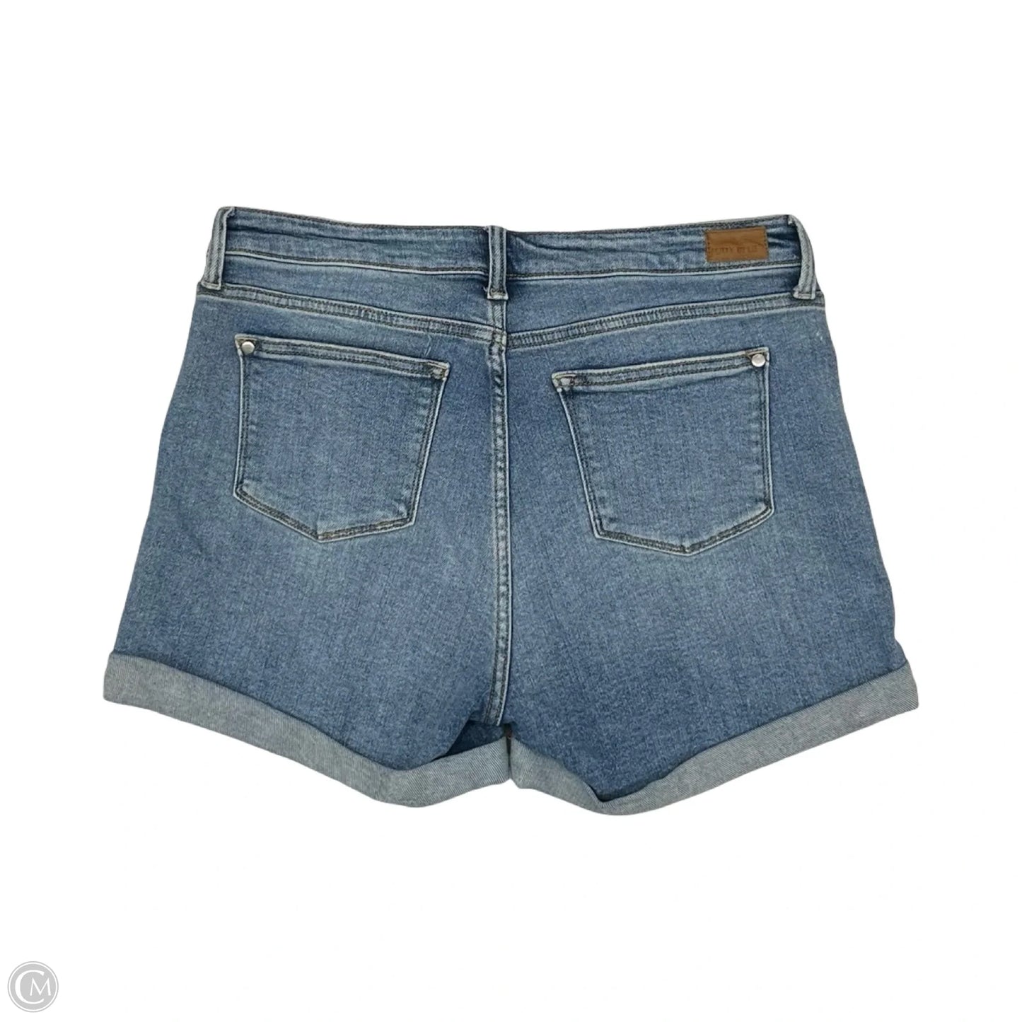 Shorts By Judy Blue In Blue Denim, Size: Xl