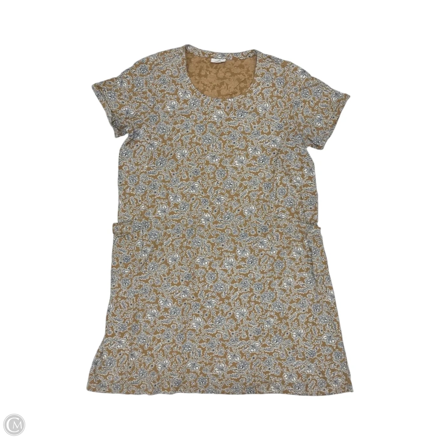 Dress Casual Short By J. Jill In Blue & Tan, Size: Xl