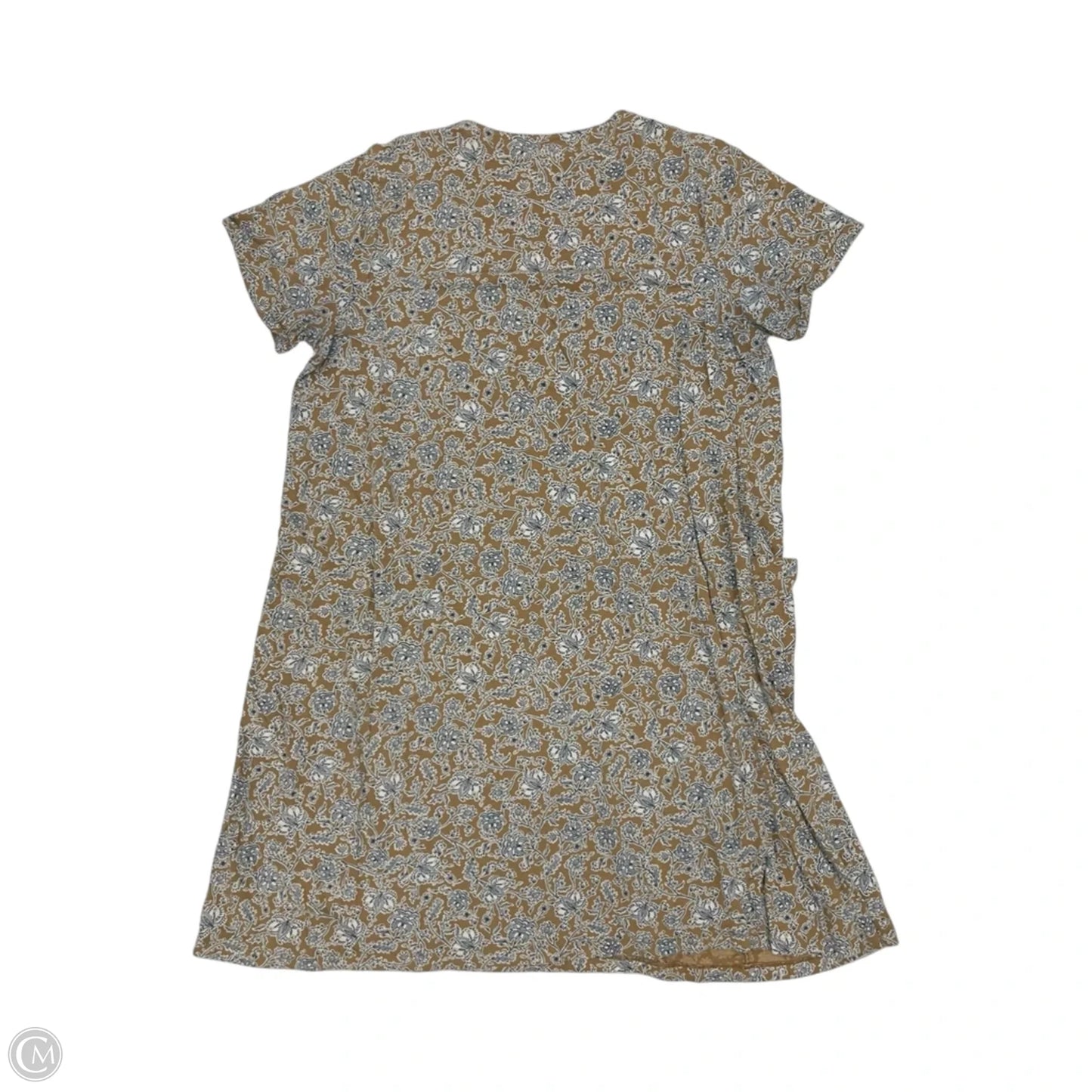 Dress Casual Short By J. Jill In Blue & Tan, Size: Xl