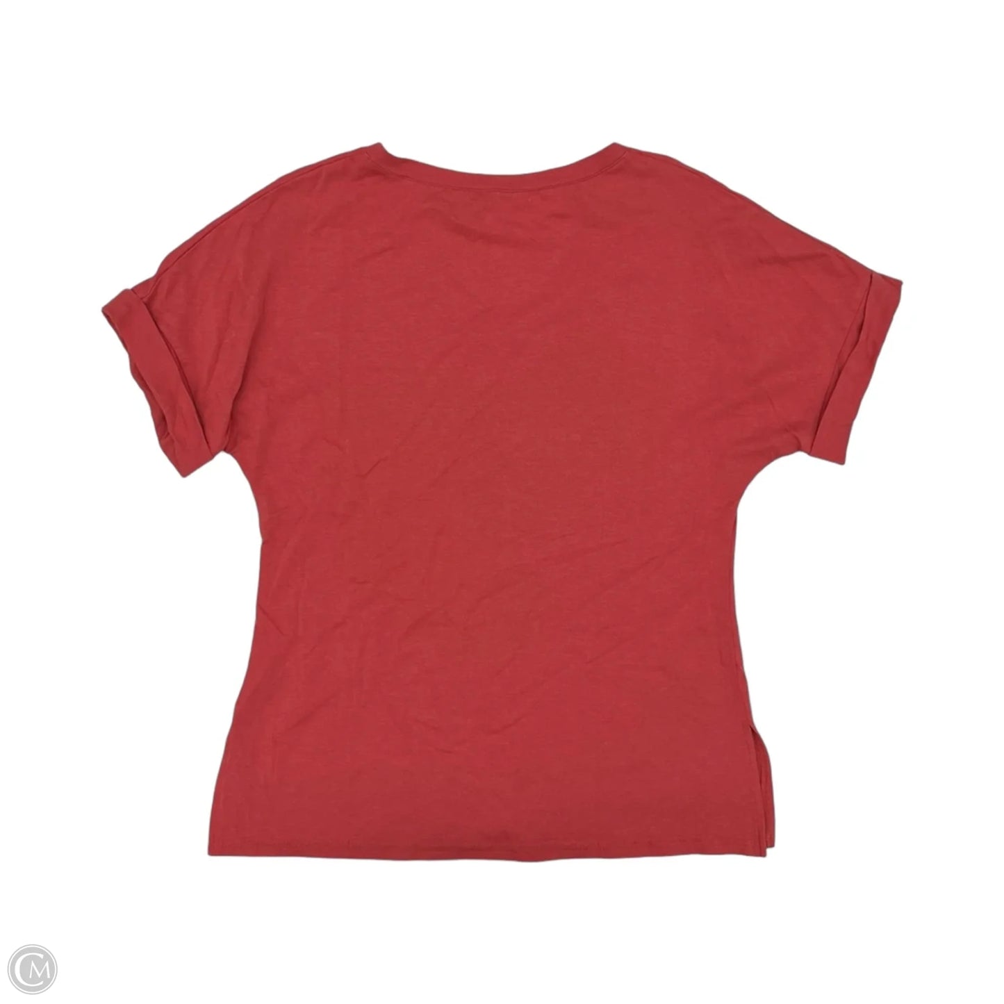 Top Short Sleeve Basic By Cmf In Pink, Size: M