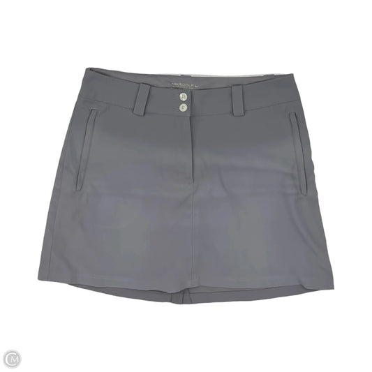 Athletic Skort By Nike In Grey, Size: S