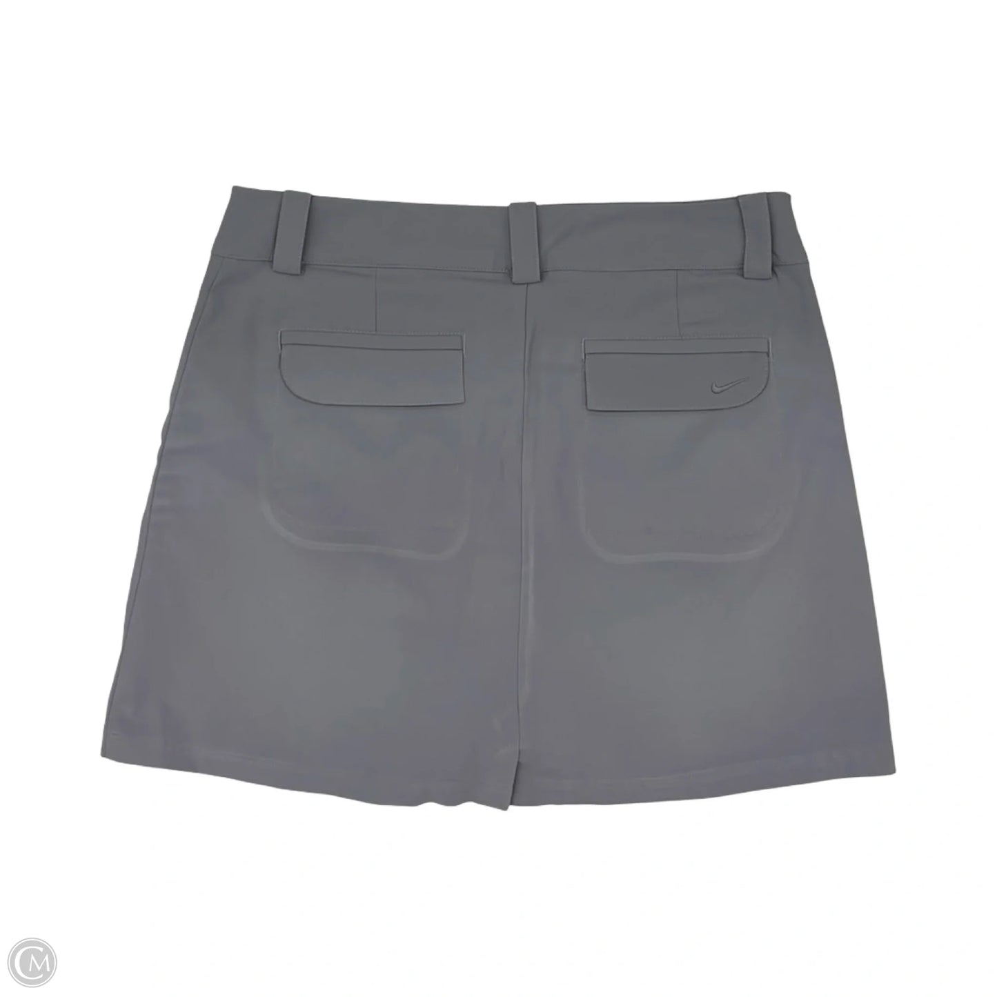 Athletic Skort By Nike In Grey, Size: S