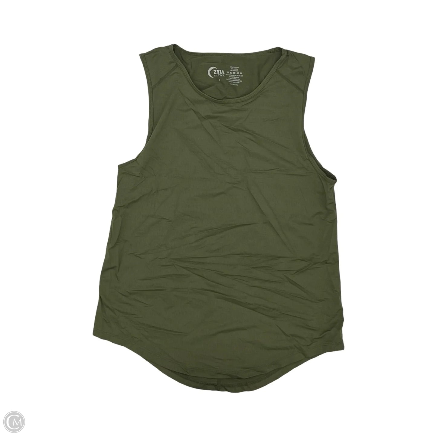 Athletic Tank Top By Zyia In Green, Size: S