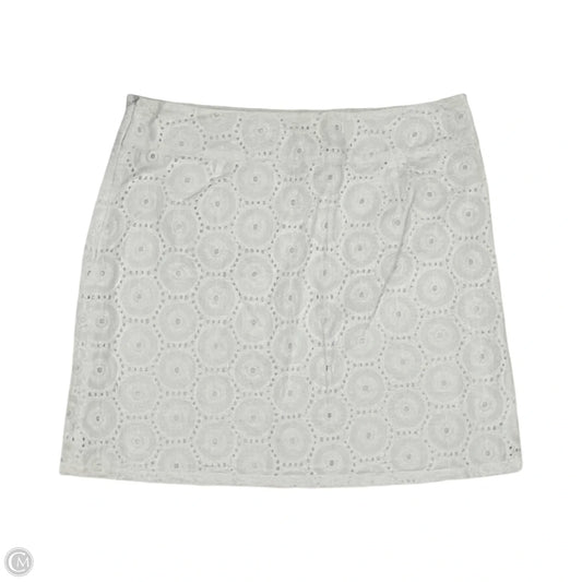 Skirt Mini & Short By Adiva In White, Size: L