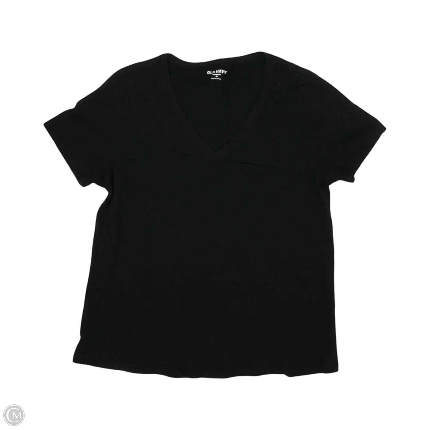 Top Short Sleeve Basic By Old Navy In Black, Size: Xs
