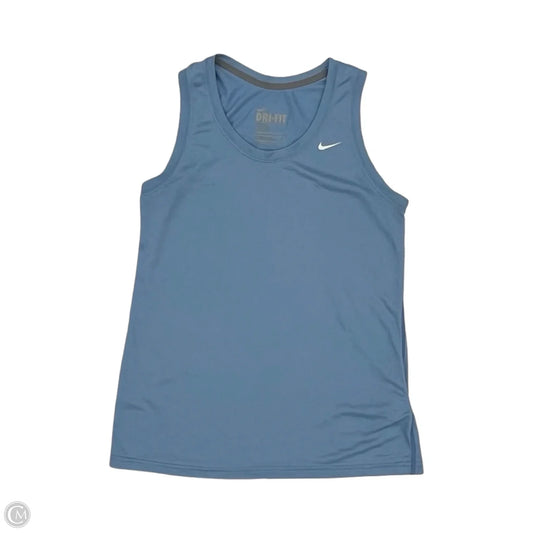 Athletic Tank Top By Nike In Blue, Size: M