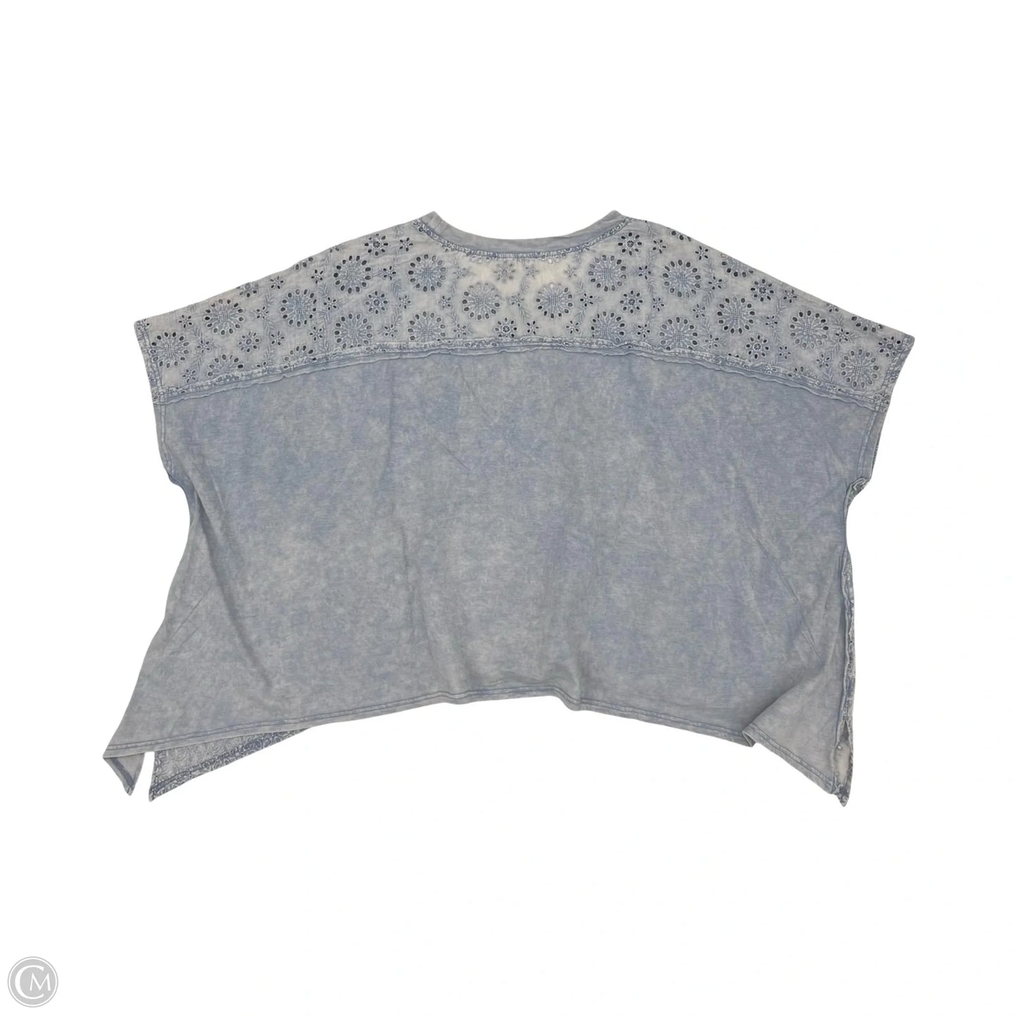Top Short Sleeve By Oli & Hali In Blue, Size: M