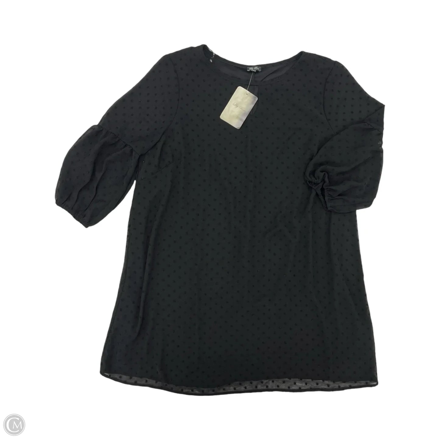 Dress Party Short By Lily Rose In Black, Size: 3x