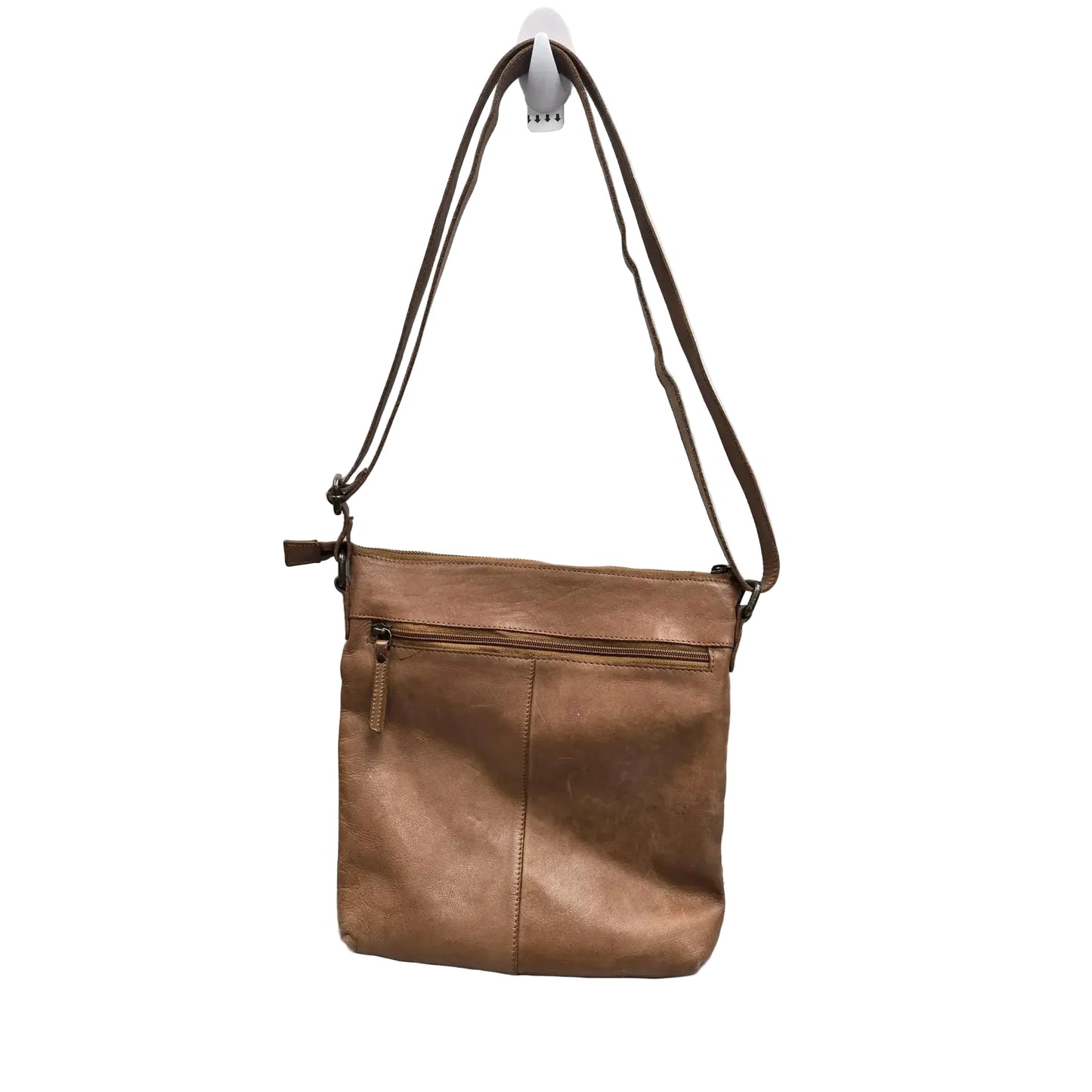 Crossbody Leather By Clothes Mentor, Size: Medium