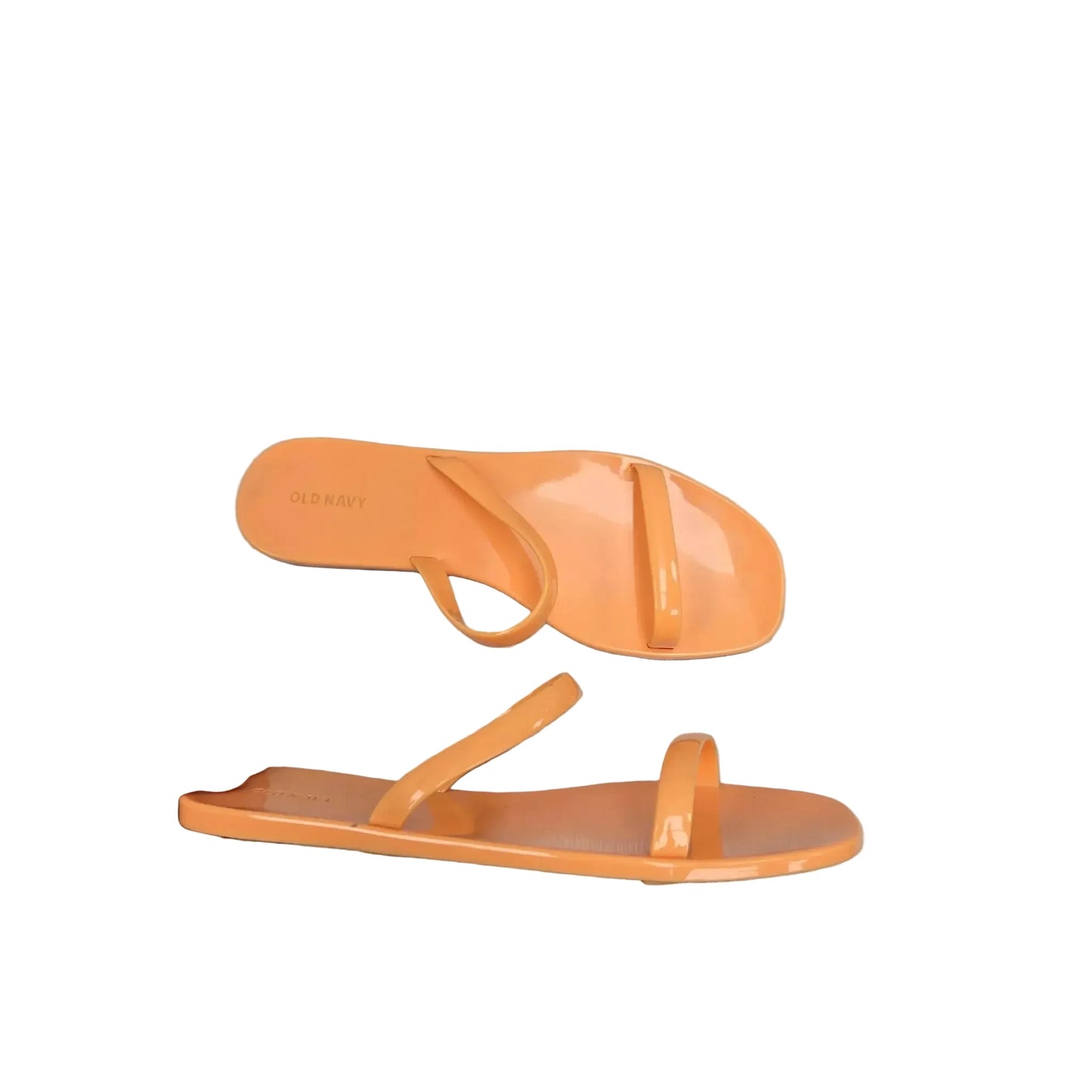 Sandals Flip Flops By Old Navy In Orange, Size: 10