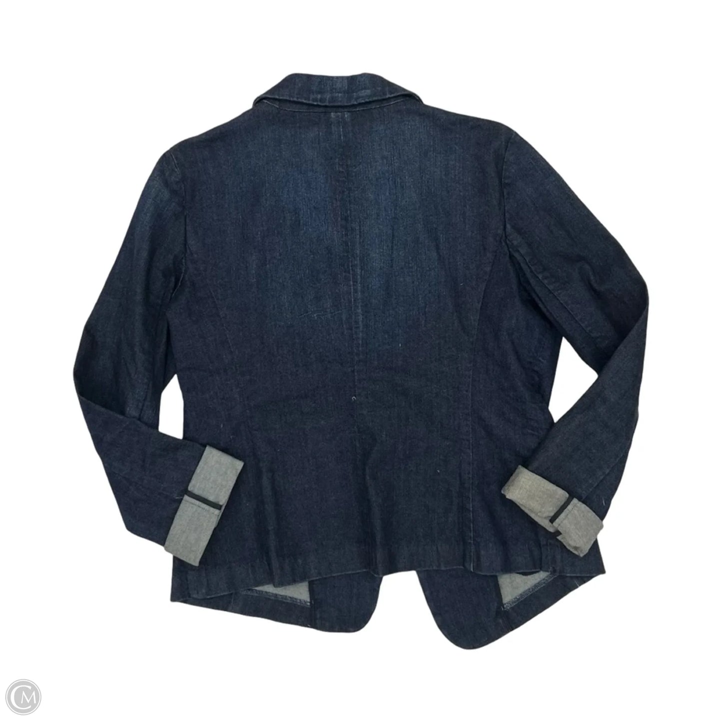 Blazer By Loft In Blue Denim, Size: L