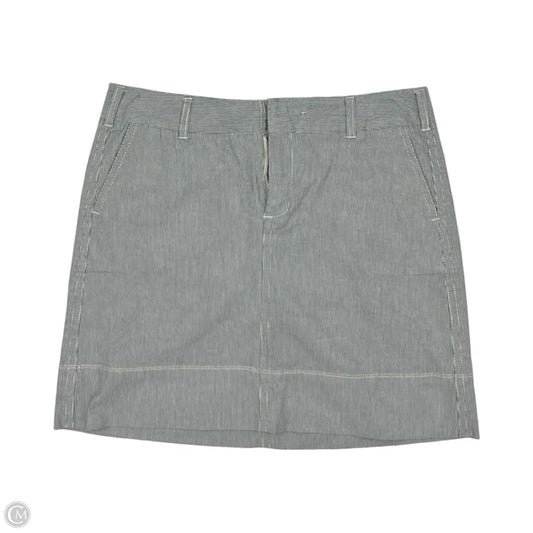 Skirt Mini & Short By Merona In Blue & White, Size: 12