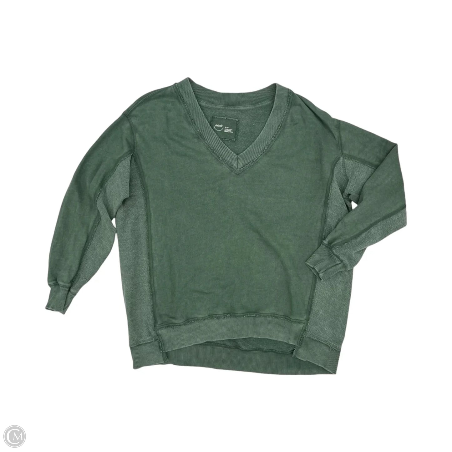 Sweatshirt Crewneck By Aerie In Green, Size: Xs