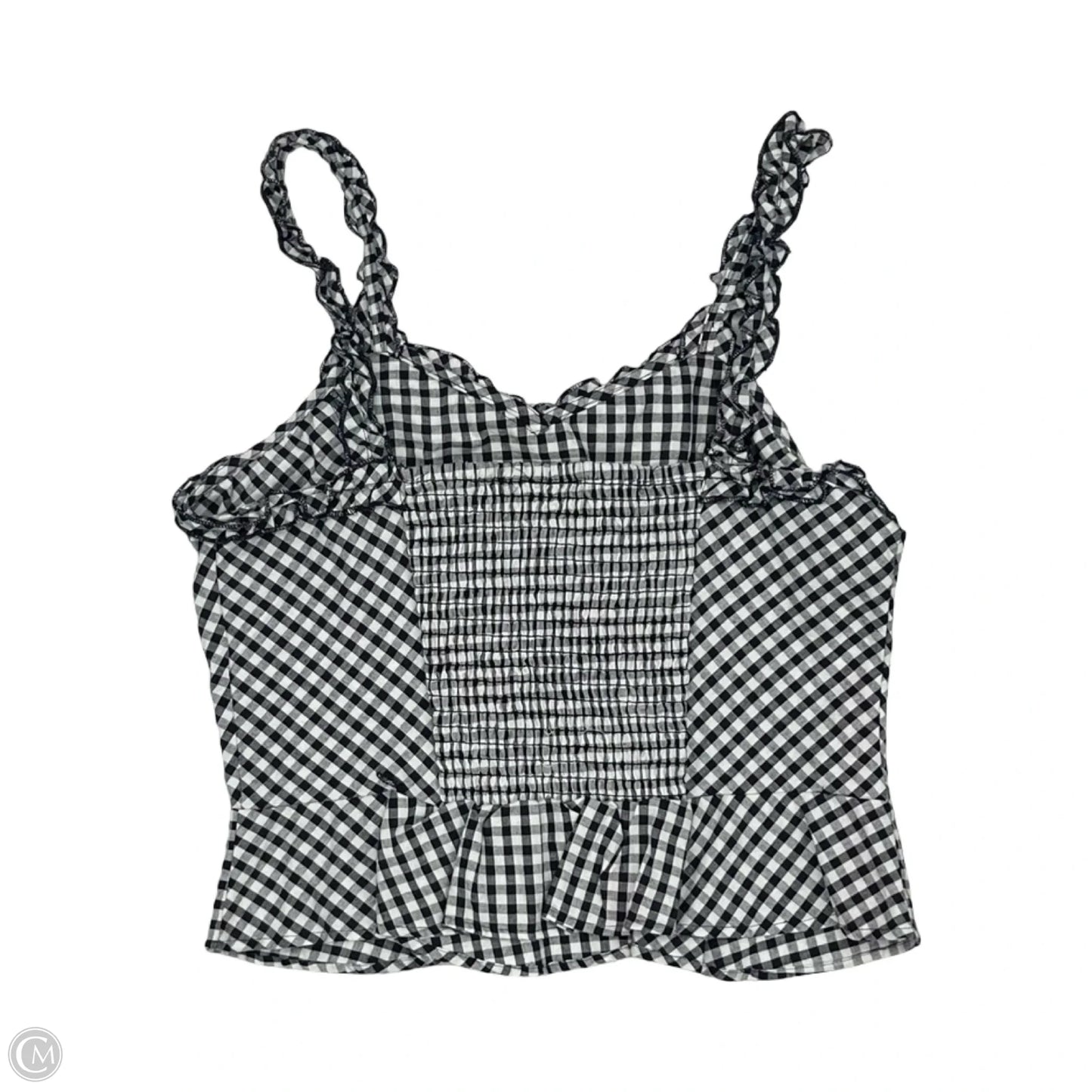 Tank Top By Angie In Blue & White, Size: L
