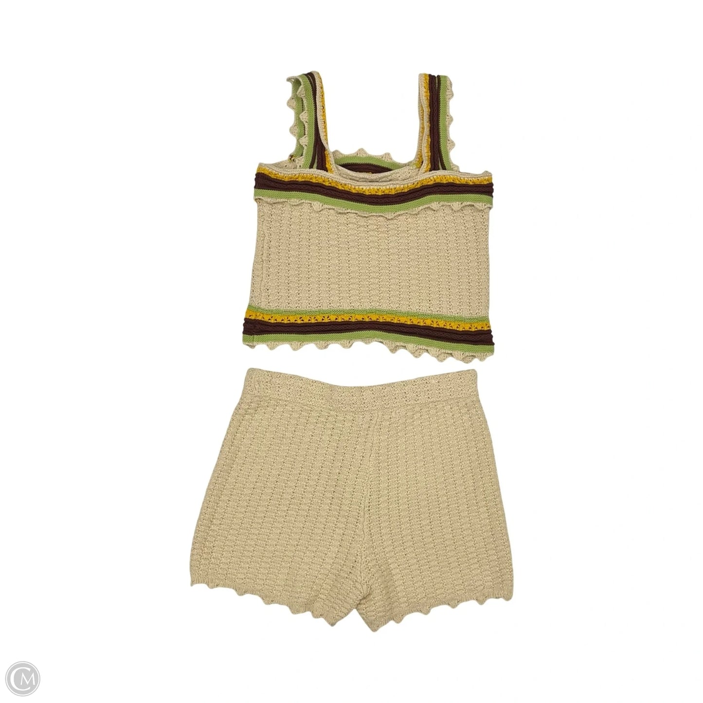 Skirt Set 2pc By Marc New York In Tan, Size: M