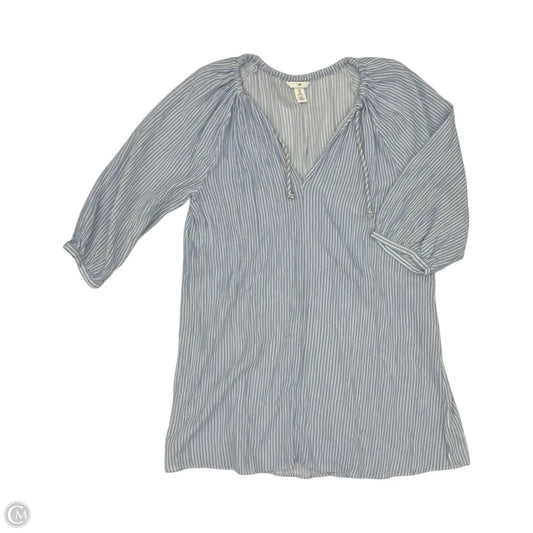 Dress Casual Short By H&m In Blue & White, Size: M