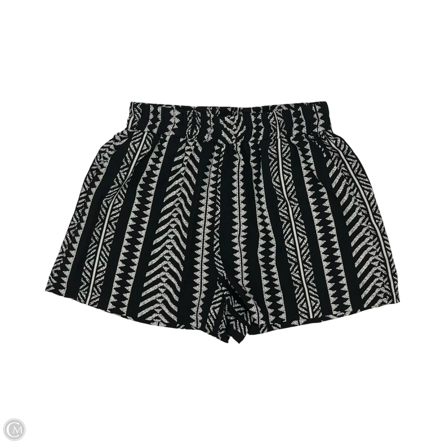 Shorts By Clothes Mentor In Black & White, Size: S