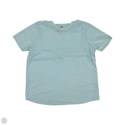 Athletic Top Short Sleeve By Kyodan In Blue, Size: M