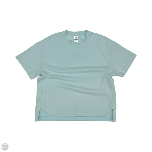 Top Short Sleeve By Members Mark In Blue, Size: M