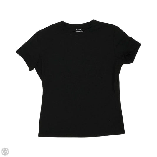 Top Short Sleeve Basic By Clothes Mentor In Black, Size: L