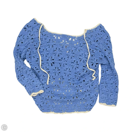 Sweater By Free People In Blue, Size: S