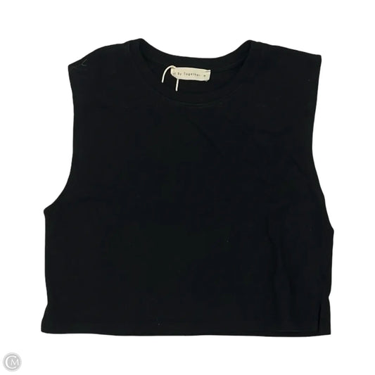 Top Sleeveless By By Together In Black, Size: M