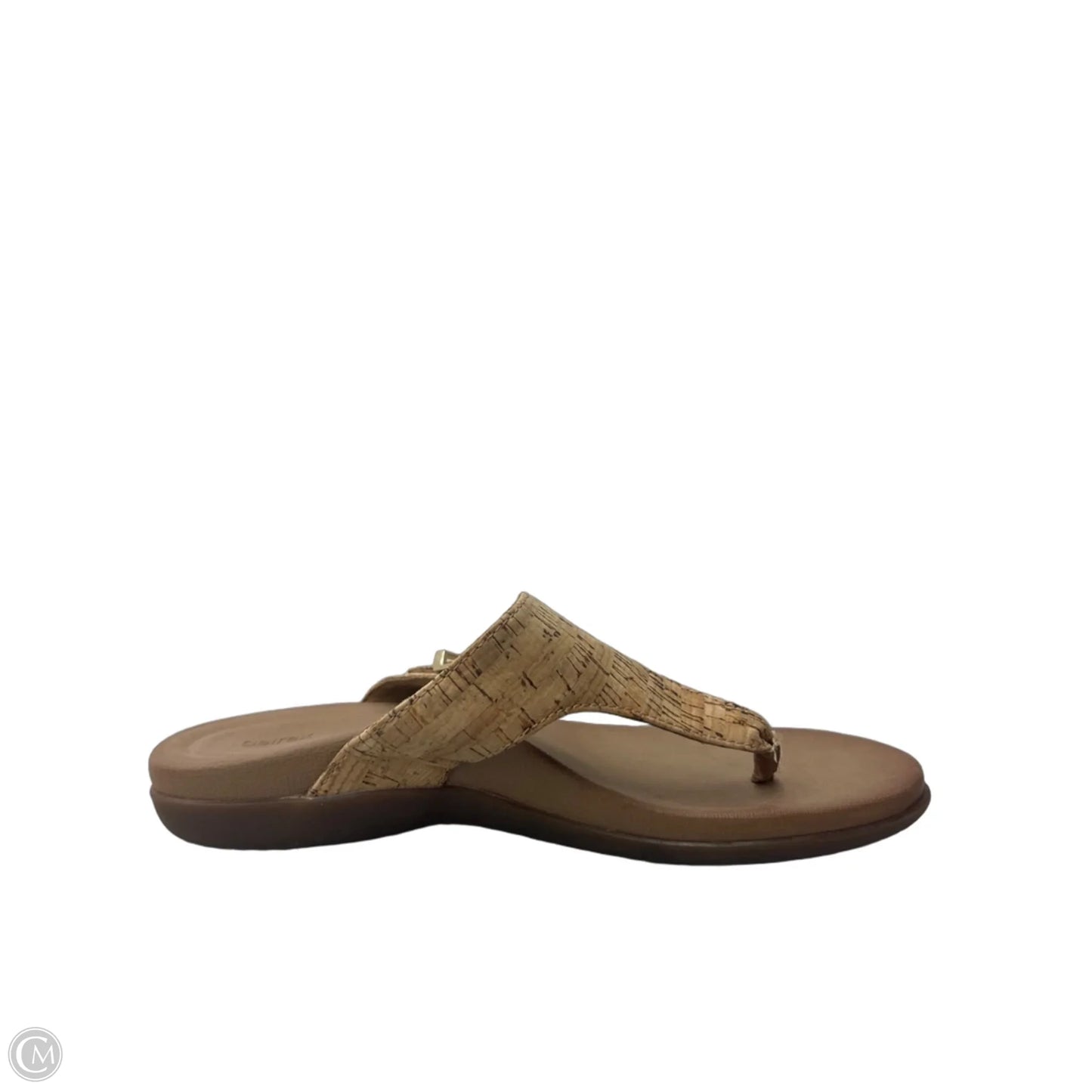 Sandals Flip Flops By Aetrex In Tan, Size: 8.5
