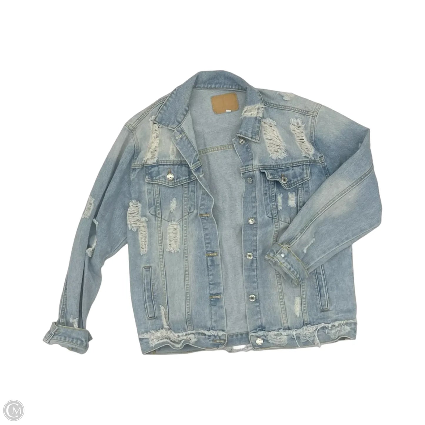 Jacket Denim By Cmf In Blue Denim, Size: Xs