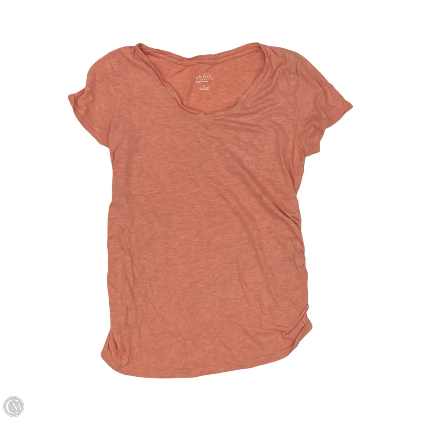 Mat Top Short Sleeve By Isabel Maternity, Size: S