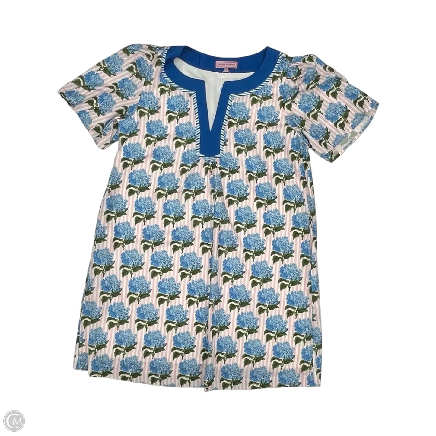 Dress Party Short By Simply Southern In Blue & Pink, Size: M