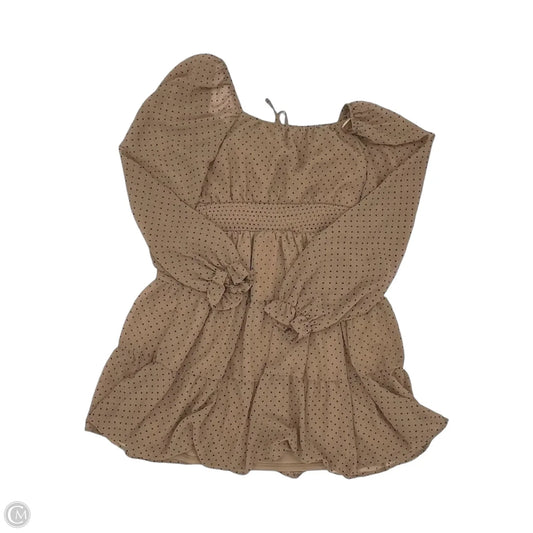 Dress Party Short By By The River In Tan, Size: S