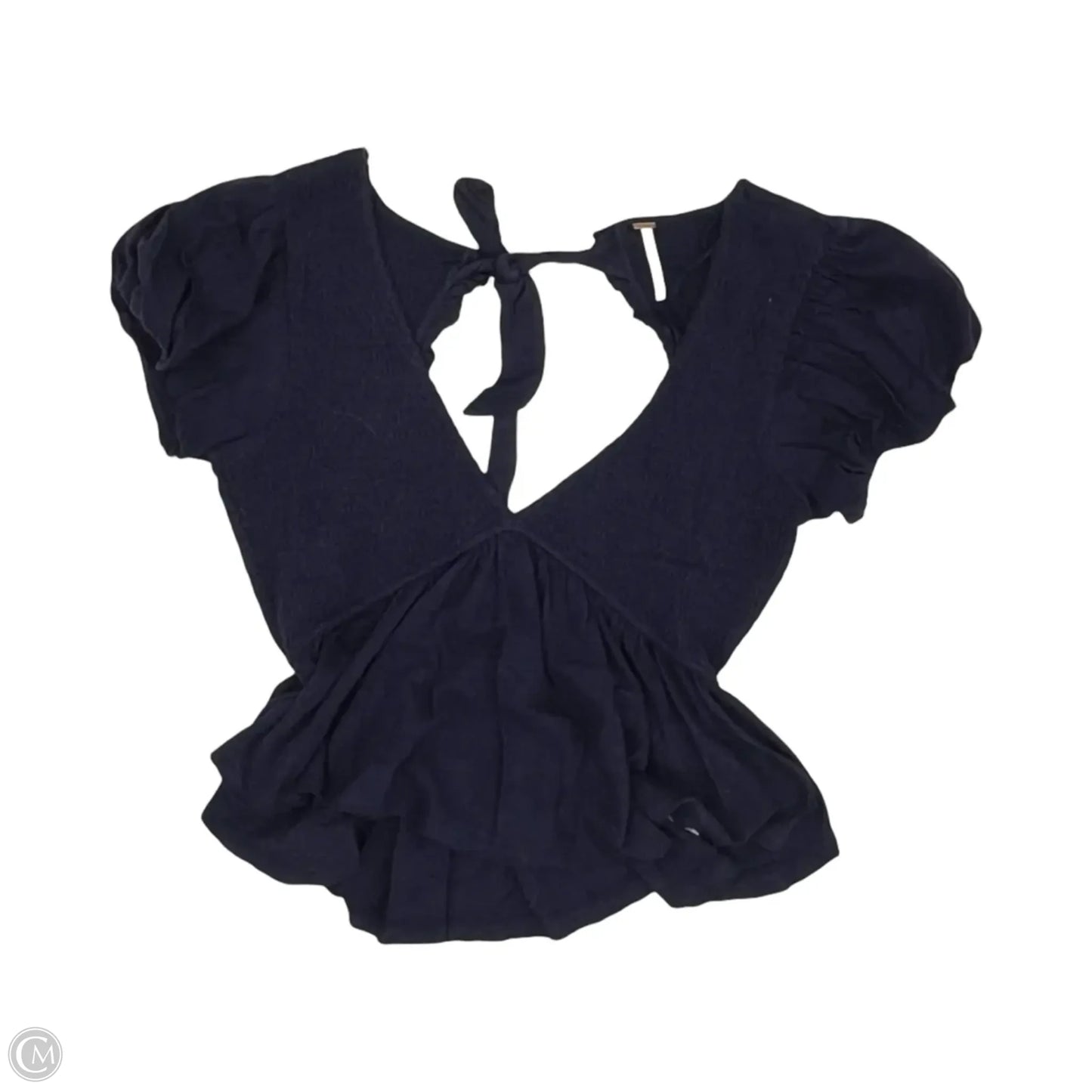 Top Short Sleeve By Free People In Blue, Size: S