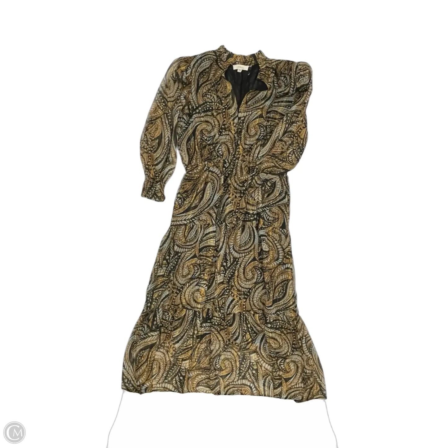 Dress Party Long By Elan In Blue & Brown, Size: Xs